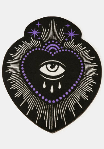 Purple & Black Eye Rug