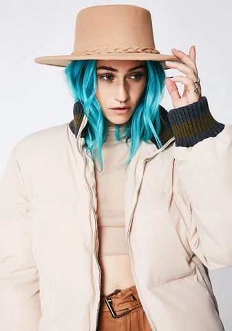 High Up Wide Brim Hat