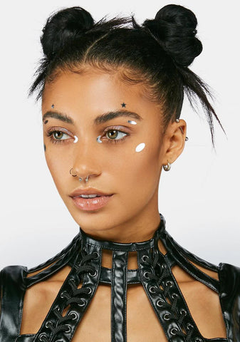 Chrome Dots Eye Decor