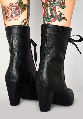 Victorian Vices Lace Up Boots