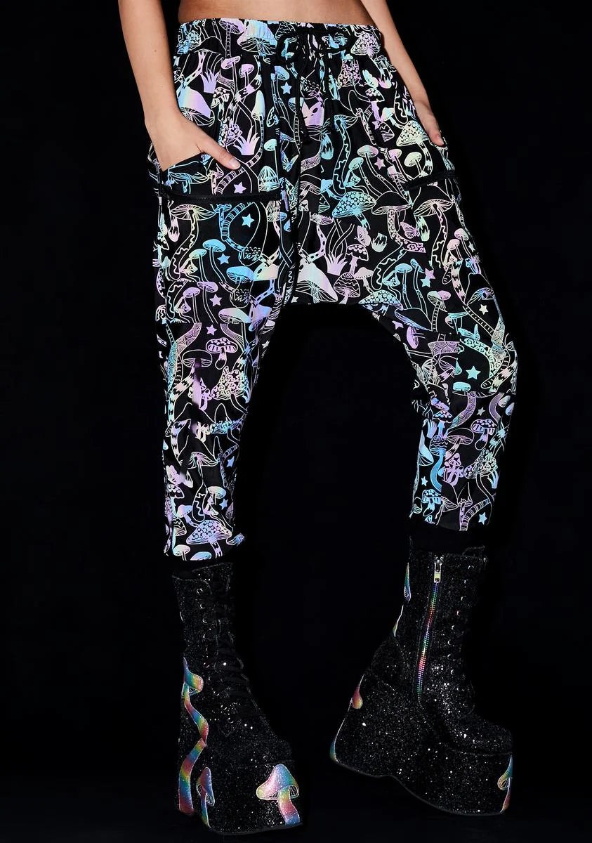 Cyber Garden Reflective Unisex Joggers