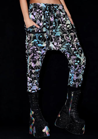 Cyber Garden Reflective Unisex Joggers