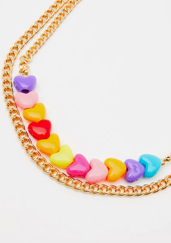 Heart On My Side Layered Necklace