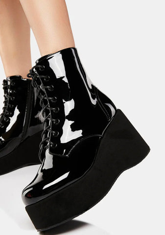 Wicked Literally Living Platform Boots