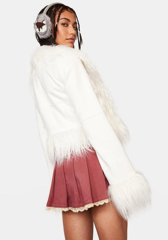 No Flake's The Same Faux Fur Coat