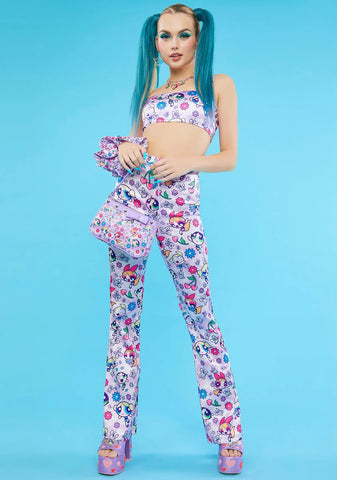 Little Angels Satin Crop Top