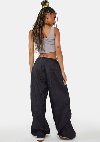 Parachute Black Chute Trousers