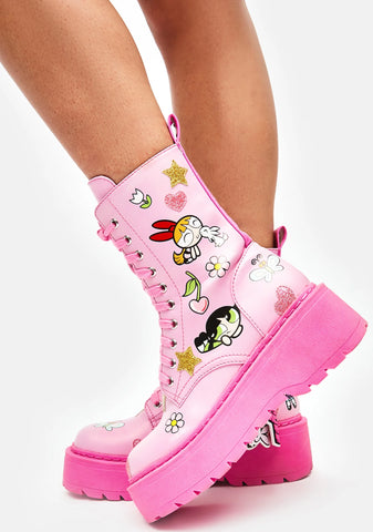 Always Sugar & Spice Combat Boots