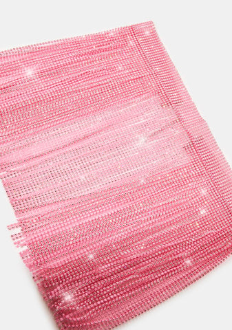 Sweetest Shine Rhinestone Fringe Belt