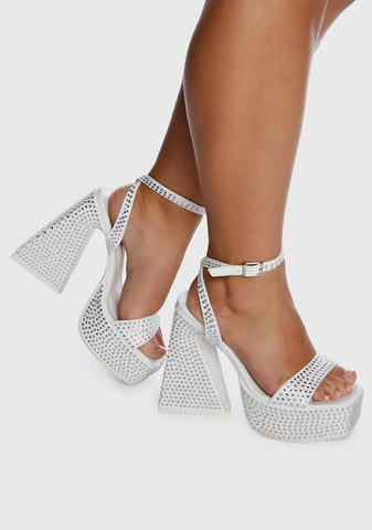 Wide Fit Raquel Platform Heels