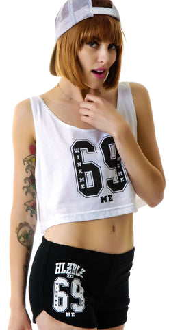 x Belle of the Brawl Sixty-Nine Shorts - White