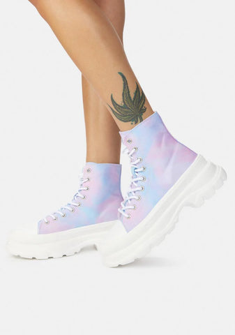 Sunset Tie Dye Public Admirer Sneakers