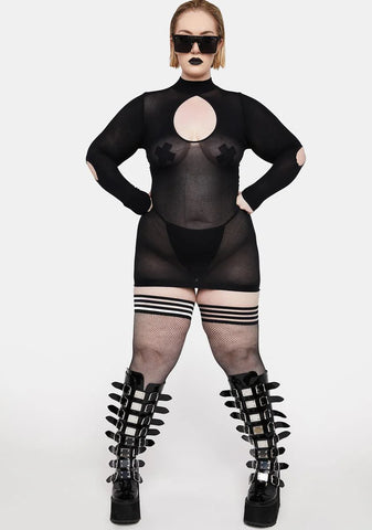 Plus Armed And Dangerous Mini Dress