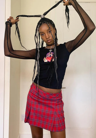 Slow Burn Fishnet Tee