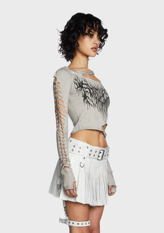 Echo Cut-Out Graphic Tee