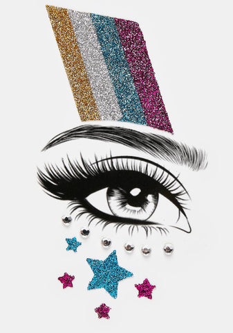 Technicolor Dream Eye Stickers