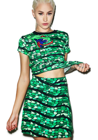 Snake Wrap Skirt