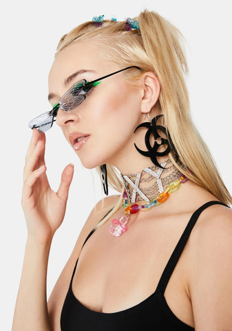 Black Toxic Earrings