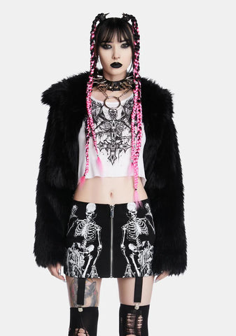 Into The Crypt Mini Skirt