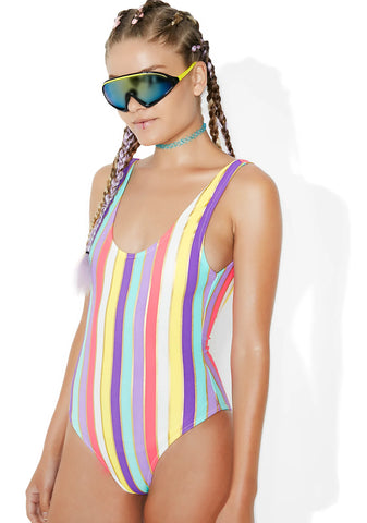 Sweet Like Candy Striped One Piece