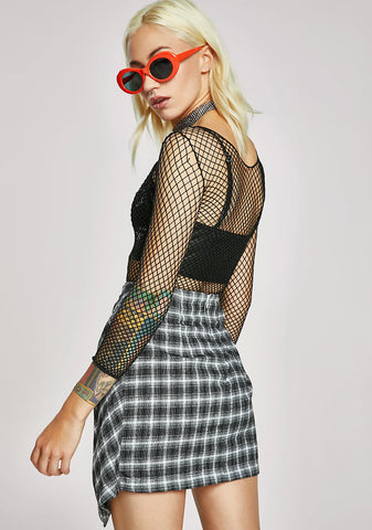 Study Buddy Plaid Skirt