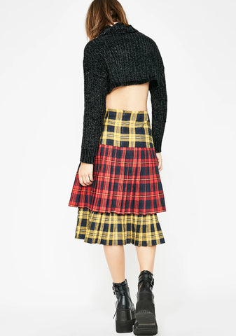 Sunday Skool Plaid Skirt