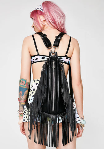 Do Wild Thangs Fringe Backpack