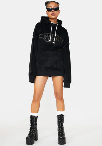 Aged Rum Corduroy Hoodie