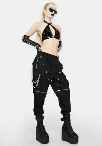Two-Way Chain Punk Pants