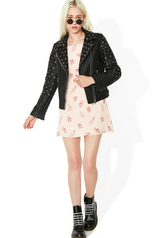 On The Edge Studded Moto Jacket