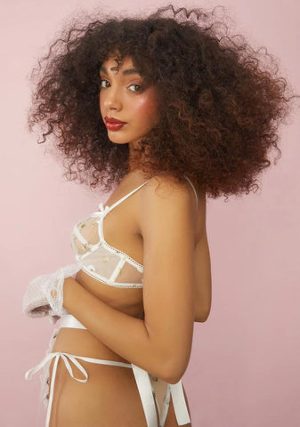 Come Away With Me Daisy Mesh Bra