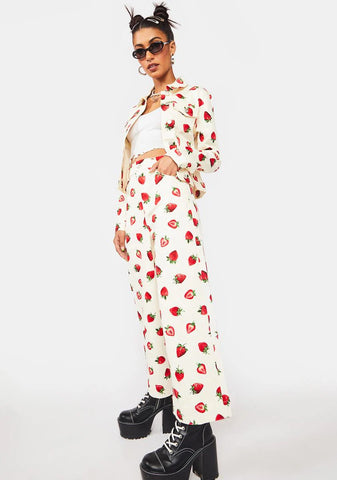 Strawberry Drill Pants