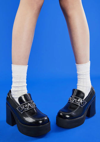 There She Goes Platform Loafers