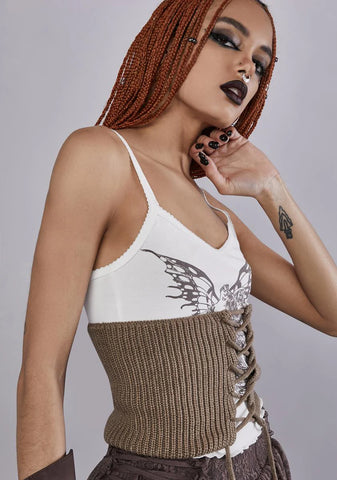 Oat Must Be True Knit Corset