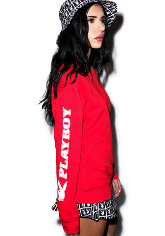 Joyrich X Playboy Knit Crew - Red