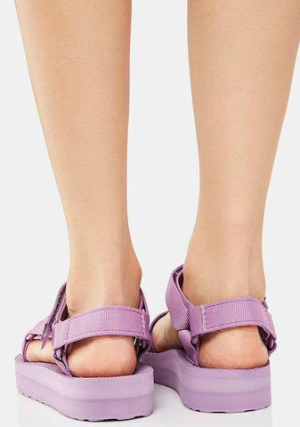 Dark Lavender Midform Universal Sandals