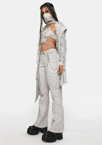 Compression Raw Edge Pants