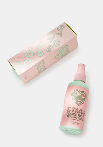 Stage Proof Matte Setting Spray