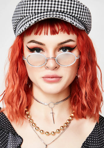 Lure Them In Glitter Sunglasses