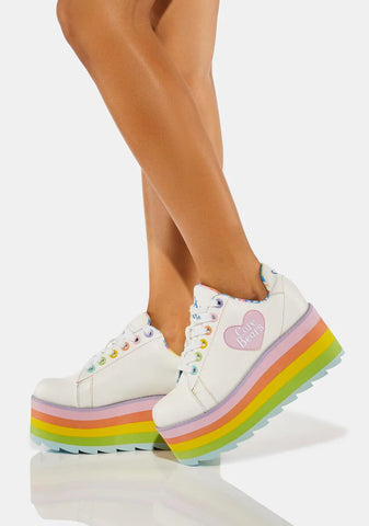 Lala Care Bears Platform Sneakers
