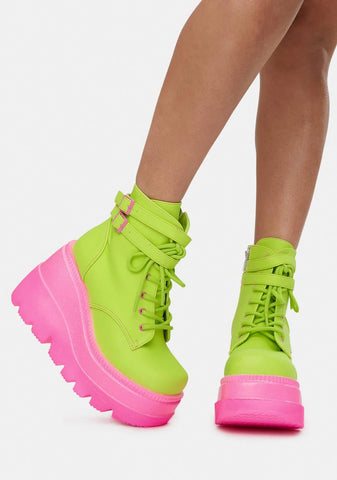 Watermelon Technopagan Boots