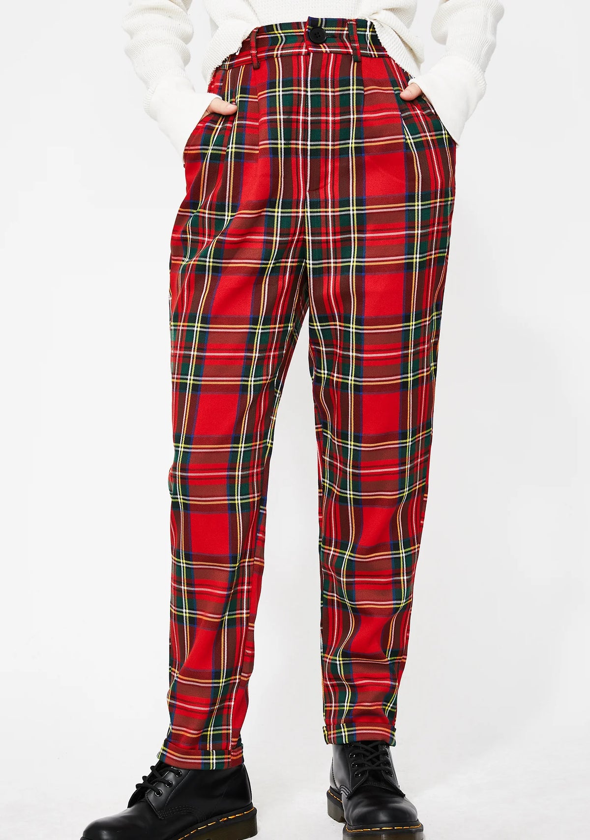 Rebel Instinct Plaid Pants