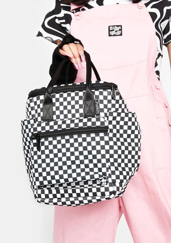 Checkered Claw Can Cooler