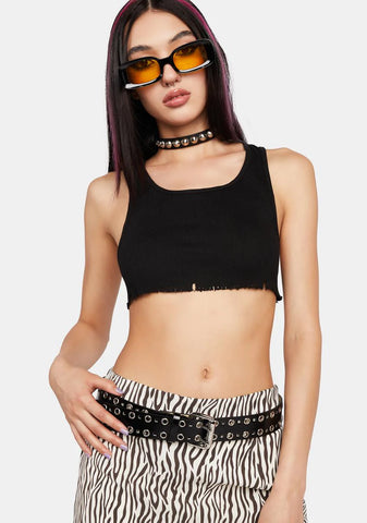 Leather Grommet Belt