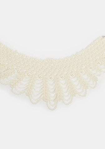 Moon Phase Pearl Choker