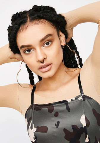 Big Hearted Hoop Earrings