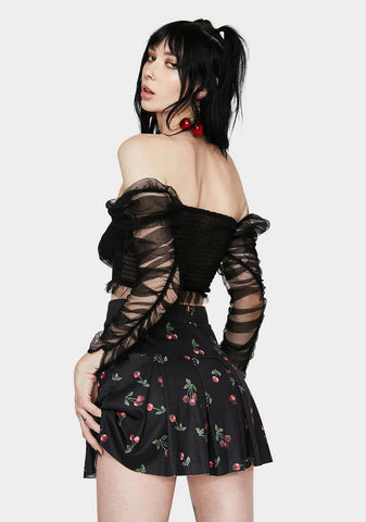 Sweet Secrets Pleated Skirt