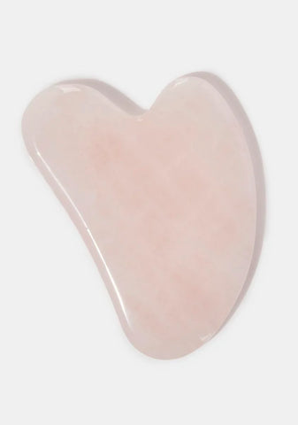 Rose Quartz Heart Gua Sha Tool