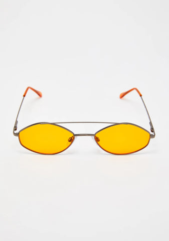 Juicy Stealth Moves Oval Sunglasses