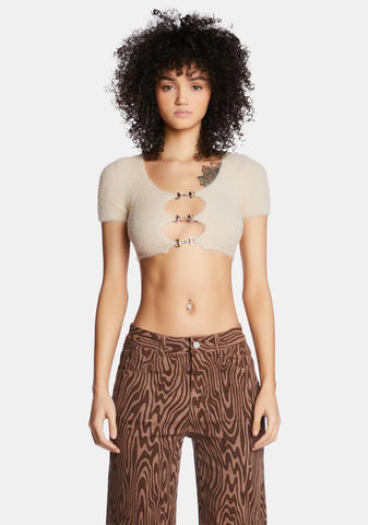 Stunner Status Cropped Sweater